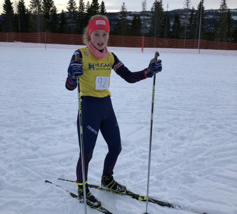 Ingeborg Auran i gultrøye trøndercup 2019