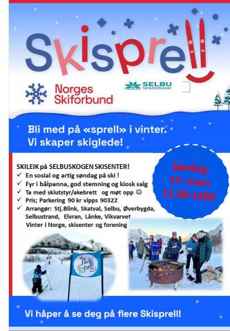 Plakat skisprell